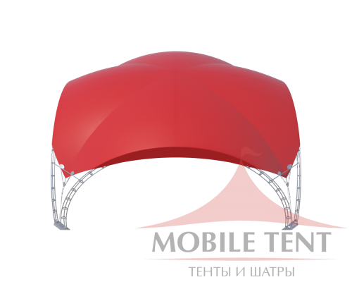 Арочный шатёр 8х8 — 64м²(V) Схема